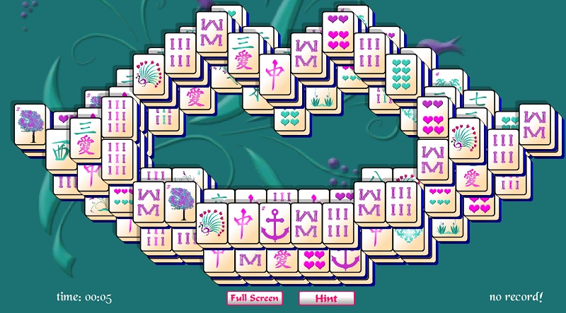 Kiss Me Mahjong Solitaire screenshot